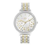 Spirit - Reloj de pulsera chapado en plata y oro para mujer