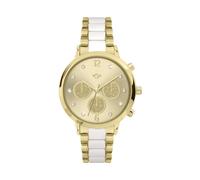Spirit - Reloj de pulsera para mujer, chapado en oro y blanco