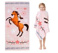 Spirit Riding Free - Toalla de baño de algodón súper suave para niños, 58 x 28 pulgadas, por Franco