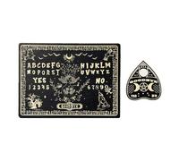 Spirit Talking Board, Wooden Divination Board, Metaphysical Spirit Board Game with Planchette for Home Decoration, Ideal for Birthday & Halloween, 12.99x8.66x0.31 Inches