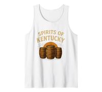 Spirits of Kentucky Camisa Barriles Retro Sunset Whisky Pride Camiseta sin Mangas