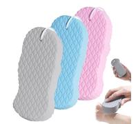 Spirittion Magic Exfoliating Bath Sponge, 3D Super Soft Exfoliating Bath Sponge, Highly Absorbent Design, Gentle & Effective Exfoliation, for Body, Face (Set F,3 Pcs)