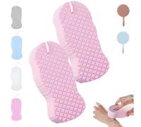Spirittion Magic Super Soft Exfoliating BathSponge, Lilyrhyme Magic Exfoliating Bath Sponge, Reusable 3D Super Soft Body Scrubber, Remover Dead Skin for People of All Ages (I)