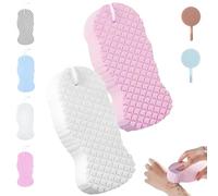 Spirittion Magic Super Soft Exfoliating BathSponge, Lilyrhyme Magic Exfoliating Bath Sponge, Reusable 3D Super Soft Body Scrubber, Remover Dead Skin for People of All Ages (E)
