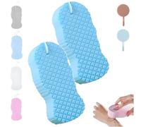 Spirittion Magic Super Soft Exfoliating BathSponge, Lilyrhyme Magic Exfoliating Bath Sponge, Reusable 3D Super Soft Body Scrubber, Remover Dead Skin for People of All Ages (C)