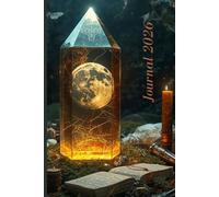 Spiritual 2026 journal Magical witchy, spiritual journal with enchanted moon & crystals: 150 pages, 6x9 inch, ruled, with space for own notes, undated , one of many from the series