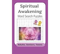 Spiritual Awakening Word Search Puzzles: Word Searches with Easy to Read Print about Spiritual Awakening, Mindfulness, Enlightenment and More. 6x9 ... Gift for Vacations, Holidays and Free Times