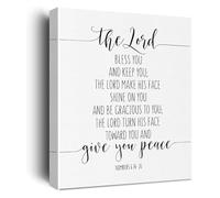 Spiritual Decor Canvas Print Bible Verse Wall Art Christian Inspirational Poster Religious Home Gift(Framed,08x12inch(20x30cm))