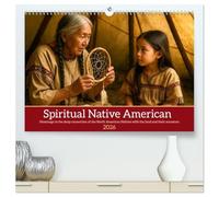 Spiritual Native American (High Quality Premium Wall Calendar 2026 DIN A2 landscape),CALVENDO 12 Month Wall Calendar: Images that caress the soul - ... deep wisdom and spiritual connection.