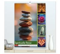 Spirituelle Reise (hochwertiger Premium Wandkalender 2026 DIN A2 hoch), Kunstdruck in Hochglanz: Mit eindrucksvollen Motiven rund um Yoga, Meditation, ... Monat für Monat Inspiration und Achtsamkeit.