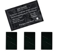 SpirituellementBien - Lote de 3 o 6 pastillas de parche de silicona de shungite piedra natural litoterapia - piedra de protección natural antiondas electromagnéticas teléfono móvil, wifi, Lot de 3,
