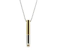 Spiro - Dispositivo calmante - Solución de bienestar para aliviar el estrés y la relajación (oro plateado)