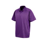 Spiro Performance Texturizado Transpirable Poliéster Aircool Polo SPORTS Camisa