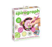 Spirograph Neon | Spirograph | Kit Dibujo Niños 24 Piezas | Set Manualidades Niños | Manualidades Niña 8 Años | Espirografo | Spiral Designer