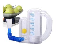 Spirometer Adult, Lung Trainer Device, 7.09x6.69x2.76 inches, Flow Indicator Tool, Respiratory Exercise Equipment, Deep Breathing Assistant, Capacity Portable Breath for Men Women Seniors Adults Home