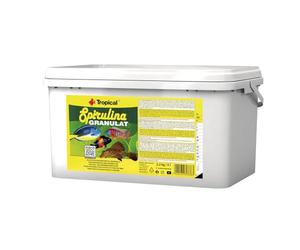 SPIRULINA GRANULAT 5L / 2,2kg - Alimento en Forma de gránulos con spirulina para Peces de Agua Dulce y Salada