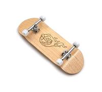 SPITBOARDS 34 mm x 96 mm Pro Fingerboard Set-Up (Complete) | Real Wood Deck | Pro Trucks with Lock Nuts | Polyurethane Pro Wheels with Bearings | Engraved Slimeball (Wood Version)