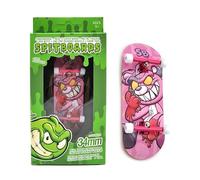 SPITBOARDS Configuración diapasón profesional 34x96 mm | Cubierta madera real | Camiones pro con tuercas bloqueo y bujes | Ruedas pro poliuretano