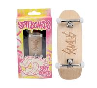 SPITBOARDS® Diapasón Oldschool Cruiser Pro de 34 mm, configuración completa, madera de 5 capas premontada, camiones profesionales, ruedas de rodamiento de uretano suave 60D, gráficos de uso real,