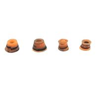 SPITBOARDS Tabla de dedos Swirl Bushings Duro Series 78A naranja-marrón
