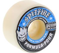 Spitfire Formula 4 99a Conical Full 54mm White W Blue Skate Wheels by