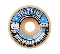 Spitfire Formula Four Conical Full 99DU Tabla de Skate, Unisex Adulto, Blanco Roto, 53 mm