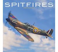 Spitfires 2025 Square Wall Calendar | Aircraft, Transport, History Calendar ENGLISH EDITION