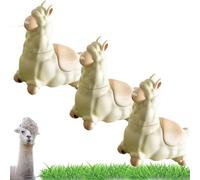 Spitting Llama Water Toy, Alpaca Interactive Water Sprayer, Funny Alpaca Pool Toy, Charming Mini Animal Squirt Player Soaker Toys for Pools, Parks, Picnics (3Pcs)