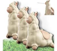 Spitting Llama Water Toy, Alpaca Interactive Water Sprayer, Llama Squirt Gun, Push to Animal Shaped Waters Sprayer, for Bathtub, Summer Beach, Pools, Park (3PCS)
