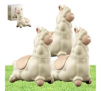 Spitting Llama Water Toy, Push Water Sprinkler for Kids, for Summer Backyard, Beach, Or Bathtub Waters Play, 45°Head Turning, Funny Spoof Push Waters Sprinkler Leak-Proof (3pcs)