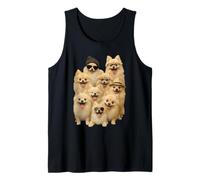 Spitz alemán Loco Camiseta sin Mangas