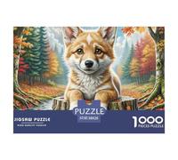 Spitz alemán Puzzle De 1000 Piezas Estilo Clásico Pasatiempo Creativo DIY Desafiante Formación De Equipos para Adultos Y Niños Mayores 38x26cm/1000pcs