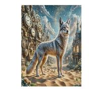 Spitz japonés Puzzle 500 Piezas Desafío Intelectual Animales de compañía Lindos Rompecabezas para Adultos Obra De Arte Colorido DIY Creativo Decoración Hogar 500 PCS