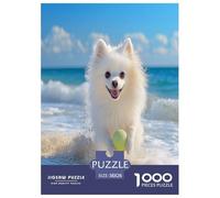 Spitz japonés Puzzles Imposible,desafío for Adults Juego EduGatoivo 1000 Piezas Obra De Arte De Juego De para Adultos, Regalos A Partir De 14 Años 38x26cm/1000pcs