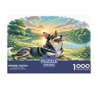 Spitz japonés Rompecabezas Imposible,desafío para Adultos Juego Educativo 1000 Piezas Obra De Arte De Juego De para Adultos Y Niños Mayores De 12 Años 38x26cm/1000pcs