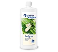 Spitzner esencia para saunas Hierba de limón 1 l - sauna de bienestar con fragancia de sauna de hierba de limón, vigorizante, refrescante, promueve la concentración - aceite de sauna natural.