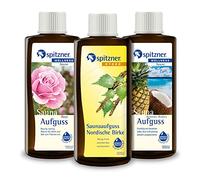 Spitzner juego de esencias para saunas en caja de regalo Noche de Chicas: Rosa, Abedul nórdico y Piña-Coco (3 x 190 ml)