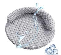 Spizummp Almohadilla de refrigeración para gatos, cama impermeable para mascotas, cómodo cojín antideslizante para casa, coche, jaula, descanso al aire libre, cachorro, gatito, sofá cama