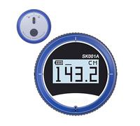 Spizummp Rodillo de regla digital, pantalla LCD, herramienta de medición plana curvada | Regla de rodillo para mejoras del hogar, carpintería, ingeniería, construcción y manualidades