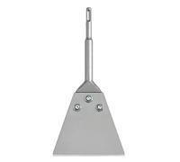 SPKLINE Rascador de piso SDS-Plus de 5 pulgadas de ancho para azulejos, cincel de escalado SDS-Plus, vástago delgado, raspador de adhesivos, raspador de pared, se adapta a martillos giratorios
