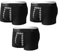SPKVINOS Calzoncillos Tipo bóxer para Hombre Calzoncillos de Terapia magnética con Masaje energético para Hombre (3 Items,4XL)