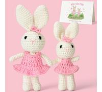 Splandiant Juego de regalo de animales de peluche para hermana mayor, regalo de muñecas de peluche a juego para niñas, cesta de regalo para bebés recién nacidos, regalos para hermanos mayores