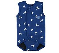 Splash About Baby Wrap Traje de Neopreno, Blanco Birds, 0-6 Meses