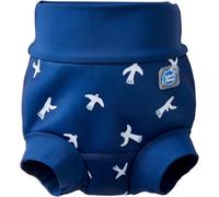 Splash About Happy Nappy Duo pañal de natación reutilizable, Blanco Birds, 6-12 meses