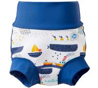 Splash About Happy Nappy Duo - Pañal de natación reutilizable para bebés y niños pequeños (remolcadores, 12-24 meses)
