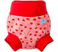 Splash About Happy Nappy pañal de natación reutilizable, Strawberry Field, 3-6 Meses