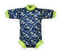 Splash About Happy Nappy - Traje de baño para bebés y niños pequeños con pañal Integrado, Marea de Tortuga, 3-9 Meses