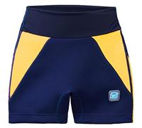Splash About Shorts de baño para niños con incontinencia jammer, Azul Marino/Amarillo, 6-7 años