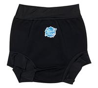 Splash About SSBAS - Pantalones Cortos de baño Unisex, Color Negro, Talla S