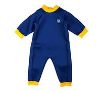 Splash About Warm in One Bebé Traje húmedo, Azul Marino & Amarillo, 12-24 meses